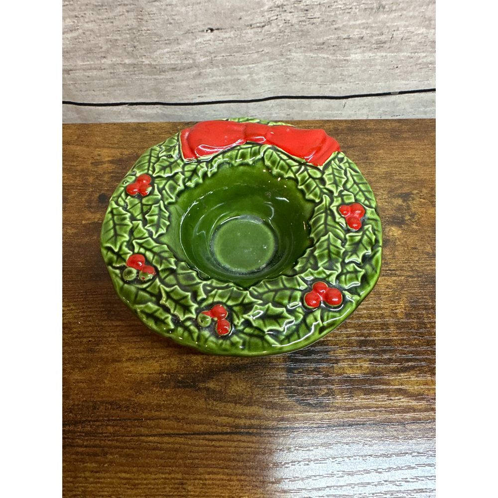 Carolina Christmas Wreath Votive‎ Holder Japan